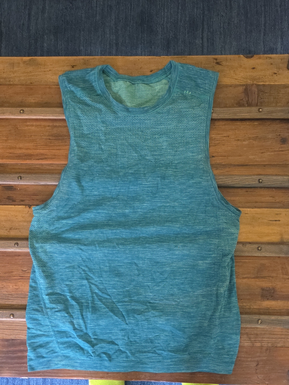 Lululemon Men's Sleeveless Performance Tank Top - Teal